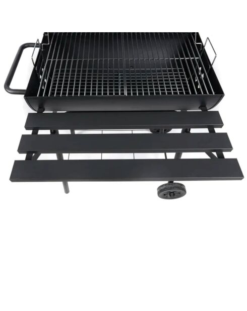 Barbacoa Elite con tapa negra - 84x70x105 cm