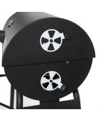 Barbacoa Elite con tapa negra - 84x70x105 cm