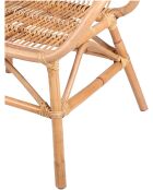 Fauteuil Indie marron clair- 69x65x87cm