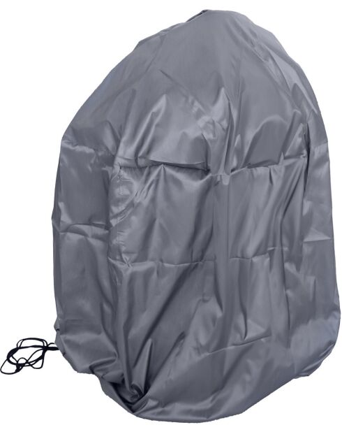 Grillabdeckung aus Premium-Polyester dunkelgrau - 93x90cm
