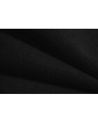 Canapé d'angle droit panoramique modulable Elise 6 places noir - 330x238x70 cm