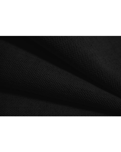 Canapé d'angle droit panoramique modulable Elise 6 places noir - 330x238x70 cm