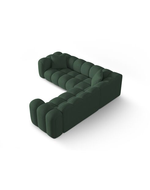 Elise 5-zits modulaire symmetrische hoekbank zeegroen - 238x238x70 cm