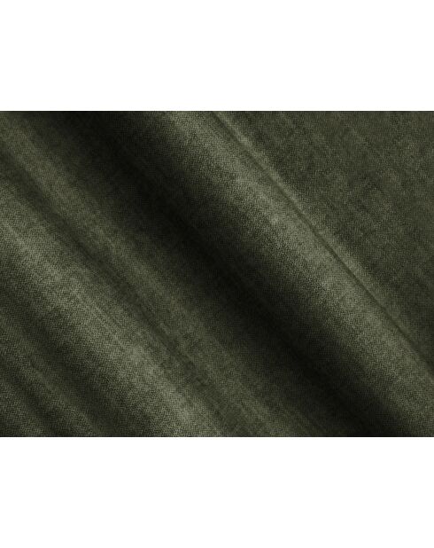 Canapé d'angle gauche velours convertible avec coffre de rangement Simona 4 places vert - 275x142x84 cm