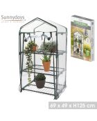 Serra da giardino con porta a 3 livelli My green garden - 69x49x125 cm