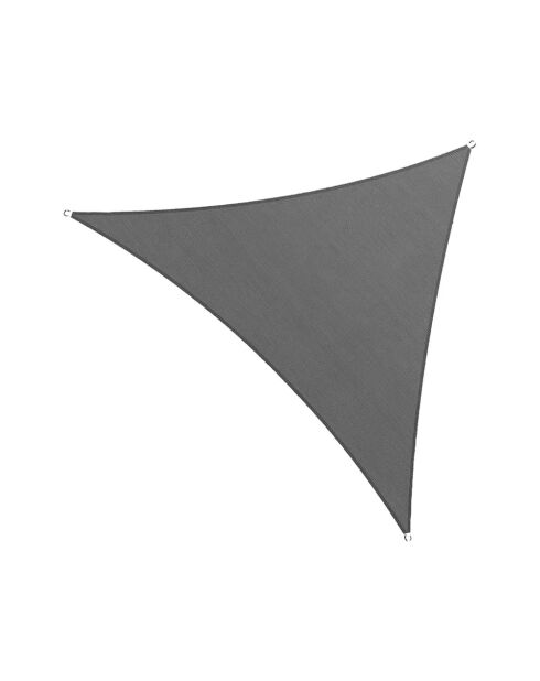 Voile d'ombrage Polo en polyester 160gr/m2 anthracite - 3,6x3,6x3,6 m