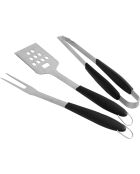 Set di 3 utensili da barbecue Elite in acciaio inossidabile