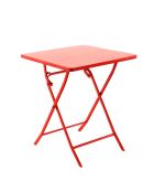 Mistral opvouwbare metalen tafel sienna - 40x40x45cm