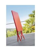 Mistral opvouwbare metalen tafel sienna - 40x40x45cm