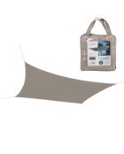 Vela ombreggiante in poliestere Costo 160gr/m2 taupe - 3x2 m