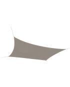 Vela ombreggiante in poliestere Costo 160gr/m2 taupe - 3x2 m