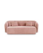 Louis 2-Sitzer-Sofa aus rosafarbenem Samt - 180x93x74 cm