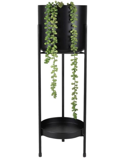 Tuinpothoes op poten en zwart metaal - S:30 cm/M:45 cm/L:60 cm
