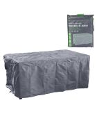 Housse de protection pour table de jardin Premium gris foncé - 200x130x60cm