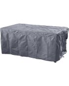Housse de protection pour table de jardin Premium gris foncé - 200x130x60cm