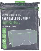 Housse de protection pour table de jardin Premium gris foncé - 200x130x60cm