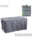 Premium tuintafelhoes donkergrijs - 180x110x60cm
