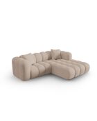 Elise 3-zits modulaire hoekbank rechts cappuccino - 238x190x70 cm