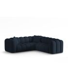 Elise modulares symmetrisches 5-Sitzer-Ecksofa Königsblau - 238x238x70 cm