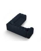 Elise modulares symmetrisches 5-Sitzer-Ecksofa Königsblau - 238x238x70 cm