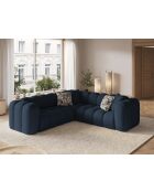 Elise modulares symmetrisches 5-Sitzer-Ecksofa Königsblau - 238x238x70 cm