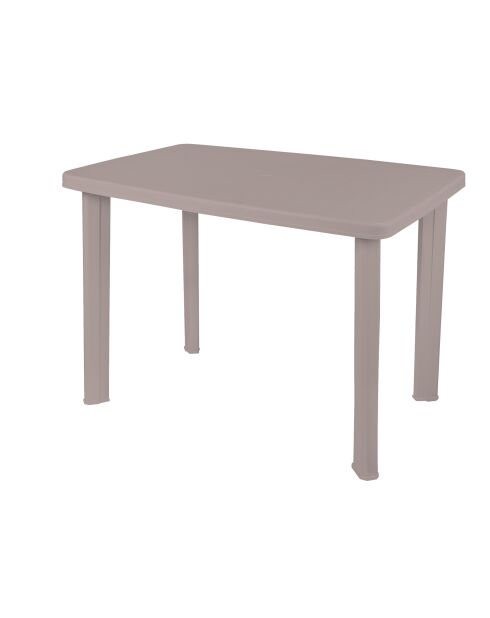 Table de jardin Faretto taupe - 100x70cm