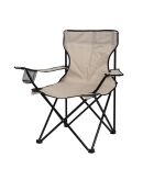 Fauteuil Le camping taupe - 82x50x80cm