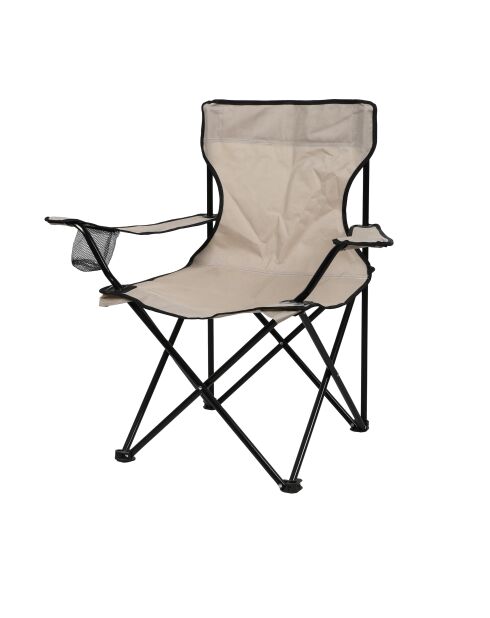 Fauteuil Le camping taupe - 82x50x80cm
