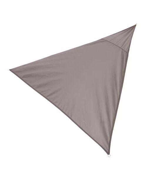 Vela ombreggiante Polo in poliestere 160gr/m2 taupe - 3,6x3,6x3,6 m
