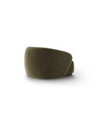 Fauteuil en velours Louis 1 place vert - 93x90x74 cm