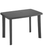 Faretto Gartentisch Anthrazitgrau - 54x54x39,5cm