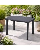 Faretto Gartentisch Anthrazitgrau - 54x54x39,5cm