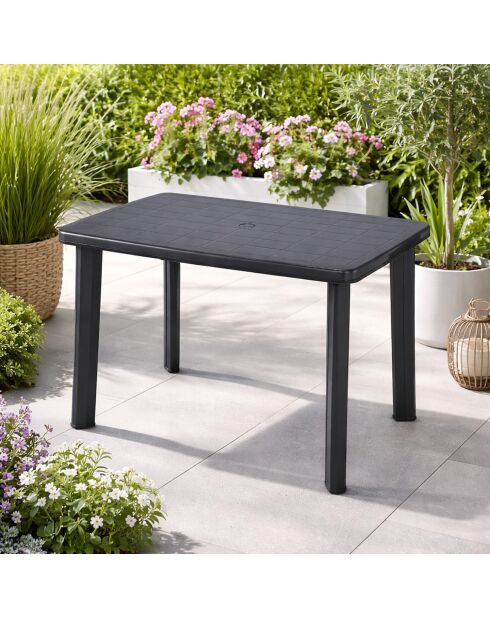 Faretto Gartentisch Anthrazitgrau - 54x54x39,5cm