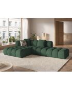 Elise 4-zits modulaire linkerhoekbank zeegroen - 300x190x70 cm
