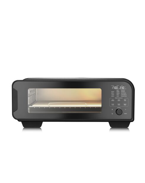 Forno per pizza 2000W (40-430°C) nero - 56x50x30 cm