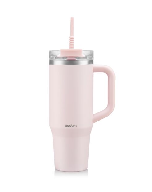 Mug de voyage isotherme rose - 1.2 L
