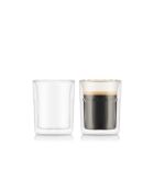 Set de 2 verres à jus transparent - 2x0.1 L
