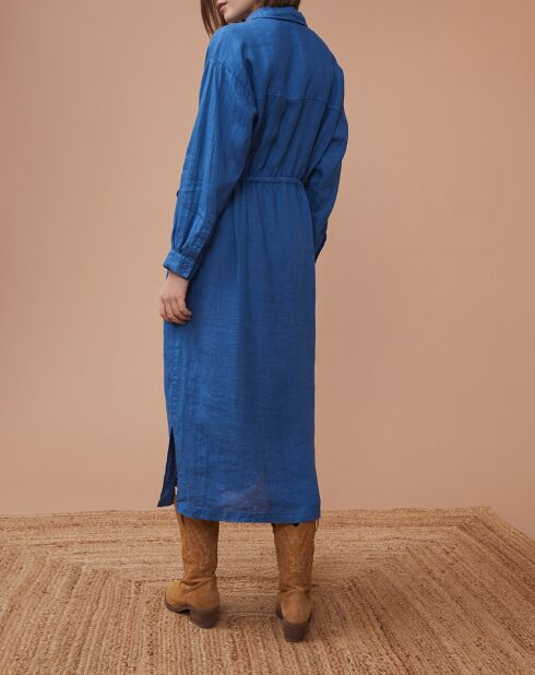 Laure Fayence Kleid aus 100% Leinen