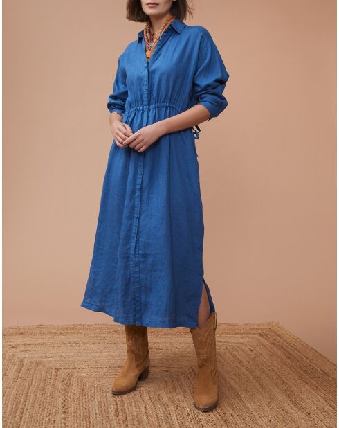 Laure Fayence Kleid aus 100% Leinen