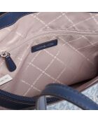 Bolso Voyager blanco azul - 15,9x27,9x29,2 cm