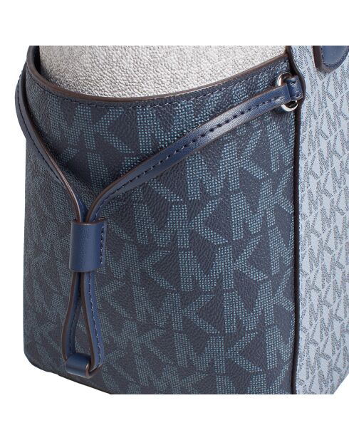 Bolso Voyager blanco azul - 15,9x27,9x29,2 cm