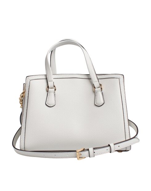 Bolso de mano Chantal de piel blanca - 26x20,3x11,4 cm