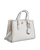 Bolso de mano Chantal de piel blanca - 26x20,3x11,4 cm