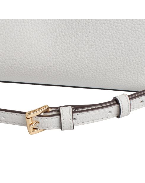 Bolso de mano Chantal de piel blanca - 26x20,3x11,4 cm