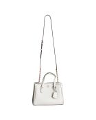 Bolso de mano Chantal de piel blanca - 26x20,3x11,4 cm