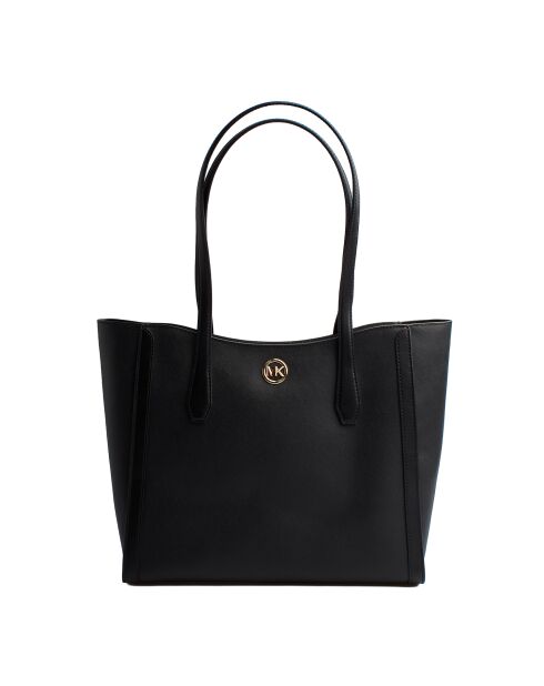 Bolso Leida 35S4G9GT3L de piel negra - 33x30x12 cm