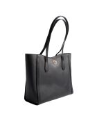 Bolso Leida 35S4G9GT3L de piel negra - 33x30x12 cm