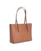 Bolso de mano Charlotte 3 en 1 de piel marrón - 28 x 34 x 9 cm