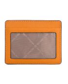 Porte-cartes en cuir 35H6GTVD7L orange - 10x8 cm