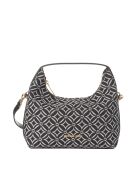 Bolso Hobo 35F4G7YM1J negro - 22x10x16 cm